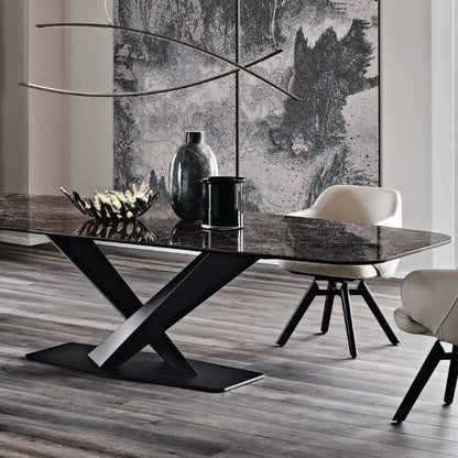 Stratos Keramik Dining Table - 118 In