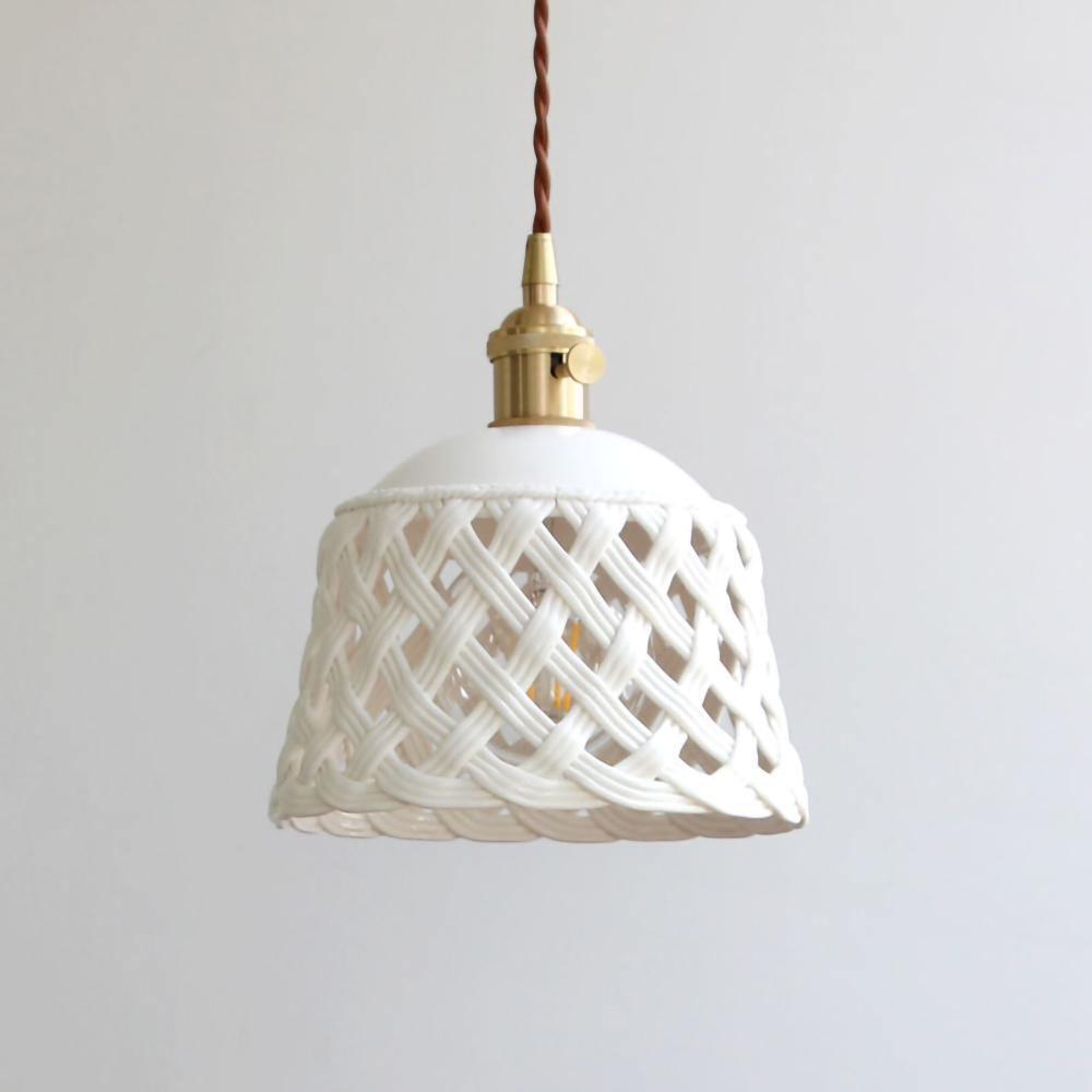 Openwork Ceramic Hanging light Pendant Lamp