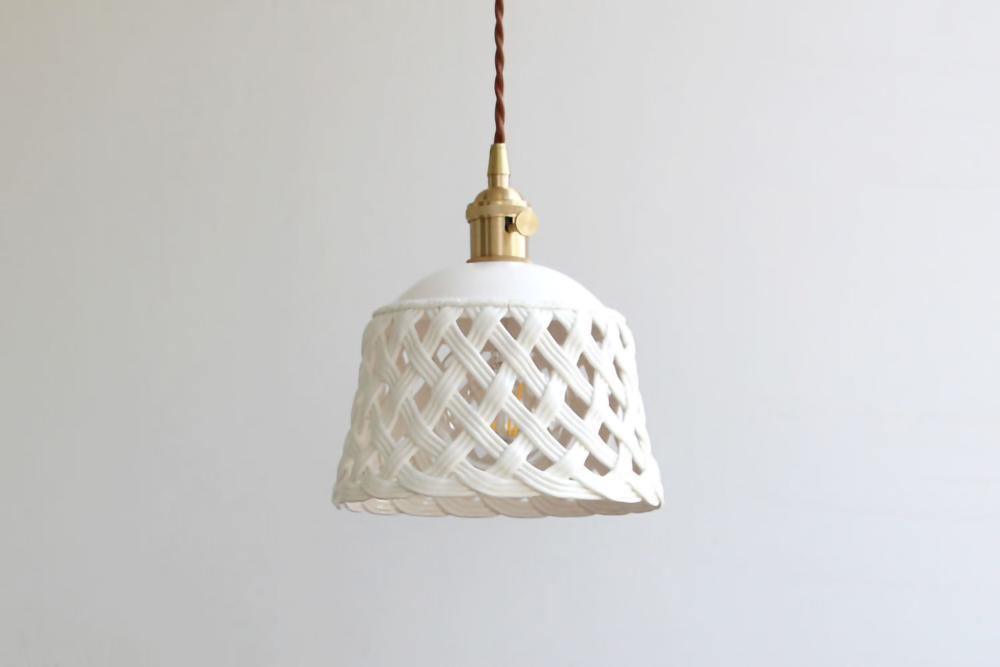 Openwork Ceramic Hanging light Pendant Lamp