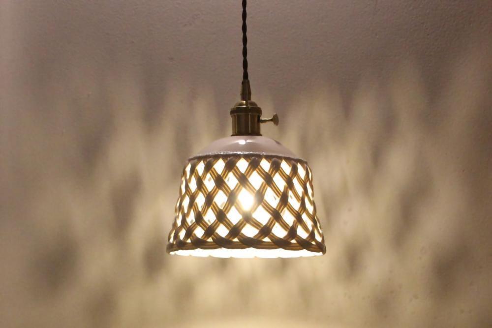 Openwork Ceramic Hanging light Pendant Lamp