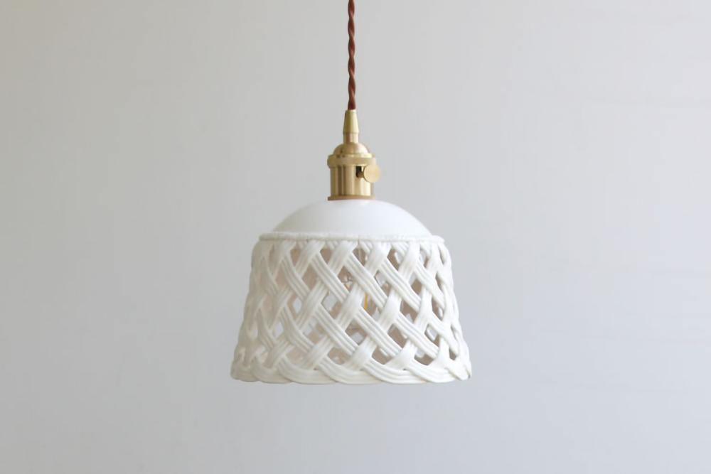 Openwork Ceramic Hanging light Pendant Lamp
