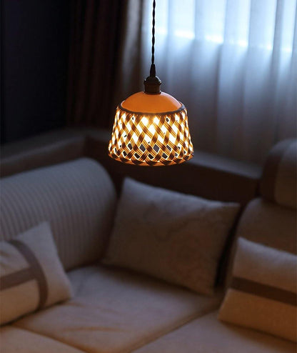 Openwork Ceramic Hanging light Pendant Lamp