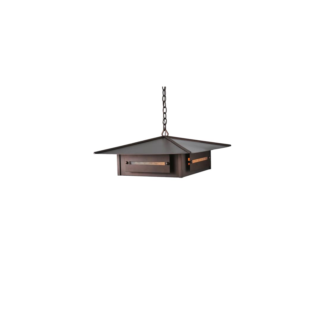 4 Light 35" Wide Pendant with Handmade Shade