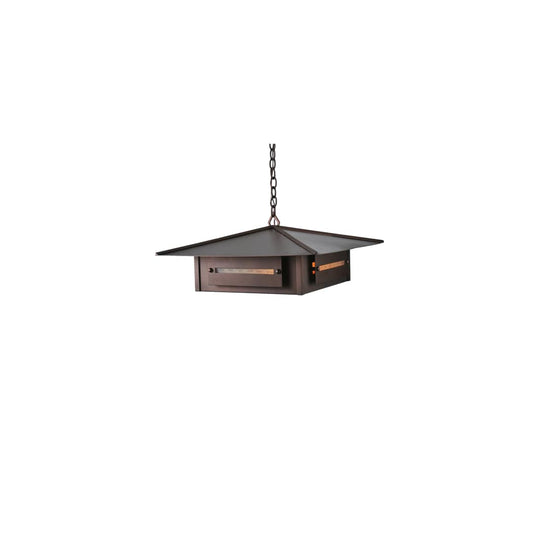 4 Light 35" Wide Pendant with Handmade Shade
