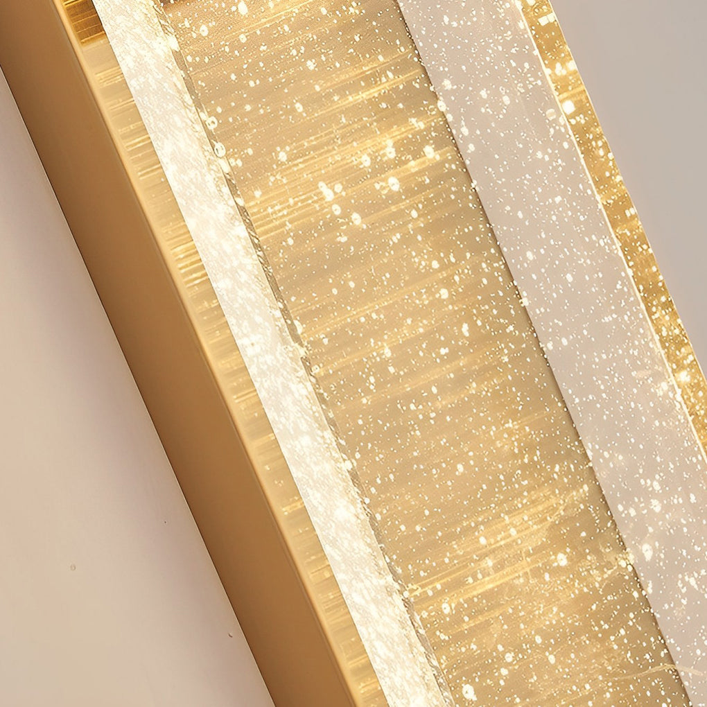Crystal Bubbles Strip Three Step Dimming Post-Modern LED Wall Light Fixture