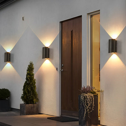 Creative Wave Up and Down Light LED Waterproof Modern Wall Washer Light