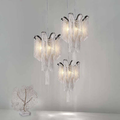 Cadena Chain Tassel Ceiling Light Fixture