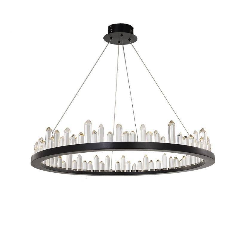 Villa Collection Crystal Wheel Chandelier