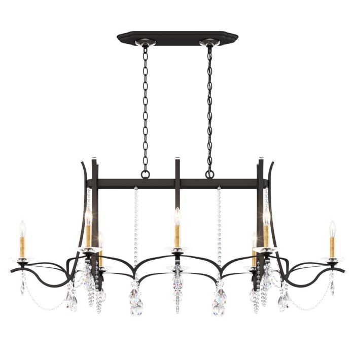 Vesca 8-Light Chandelier in Black
