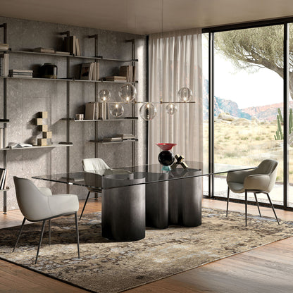 Papel Glass Dining Table - 94.5 In