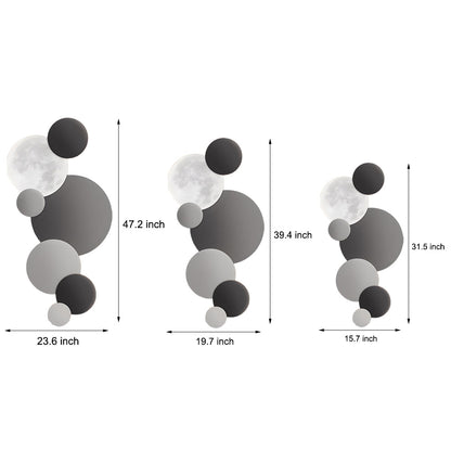 Lunar Glow Round LED Wall Sconce