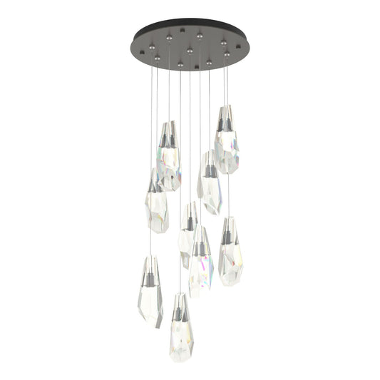 Luma 9-Light Large Crystal Pendant 9-Light Crystal in Dark Smoke