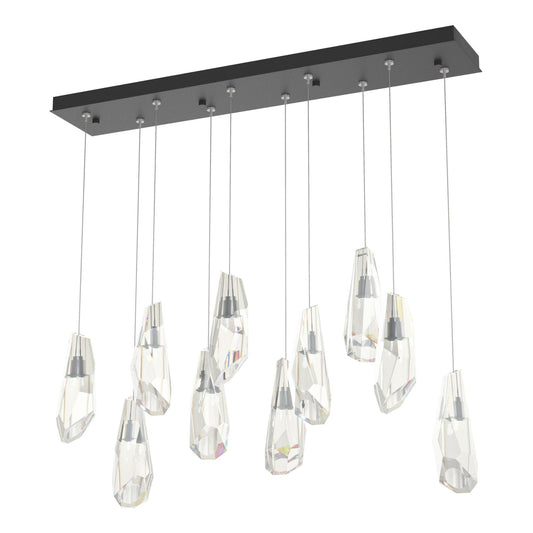 Luma 10-Light Large Crystal Pendant 10-Light Crystal in Black
