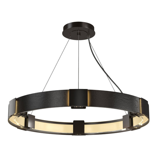 Aura Pendant 6-Light Clear Glass (ZM) in Oil Rubbed Bronze
