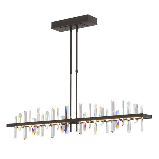 Solitude Large LED Pendant Crystal LED in Oil Rubbed Bronze