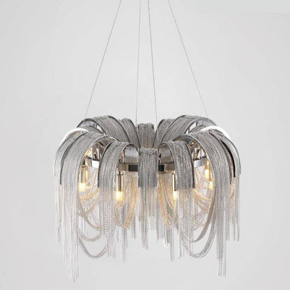 Cadena Chain Tassel Modern Chandelier