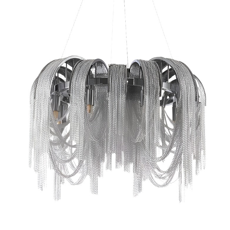 Cadena Chain Tassel Modern Chandelier