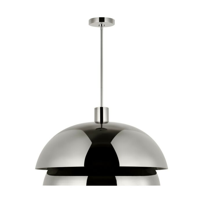 Shanti 2-Light LED Pendant in Polished Nickel