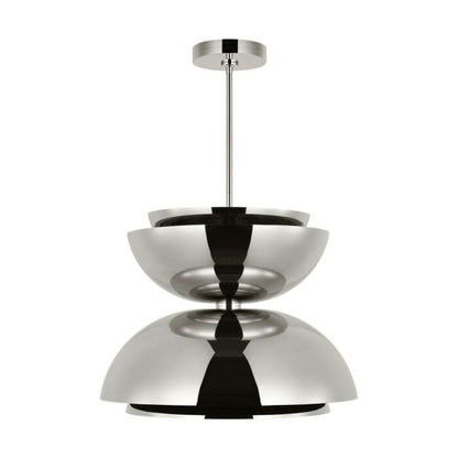 Shanti 2-Light LED Pendant in Polished Nickel