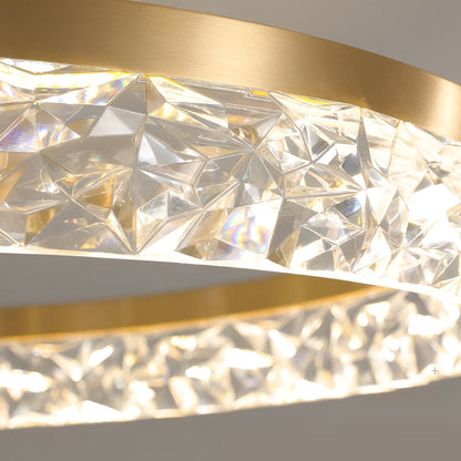 Minimalist Round LED 60W Gold Modern Ceiling Lamp Flush Mount Lighting