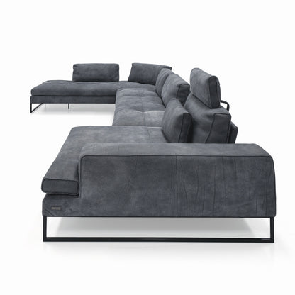 Sunset 4 Pc Sectional - Blue