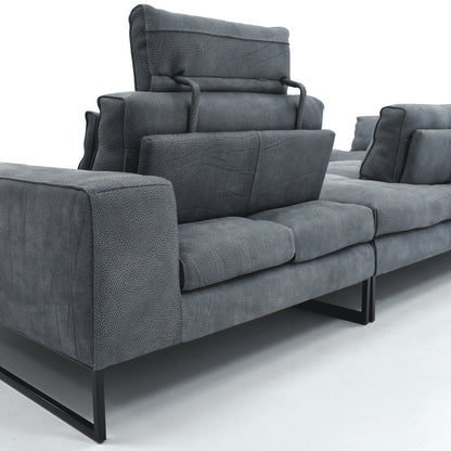 Sunset 4 Pc Sectional - Blue
