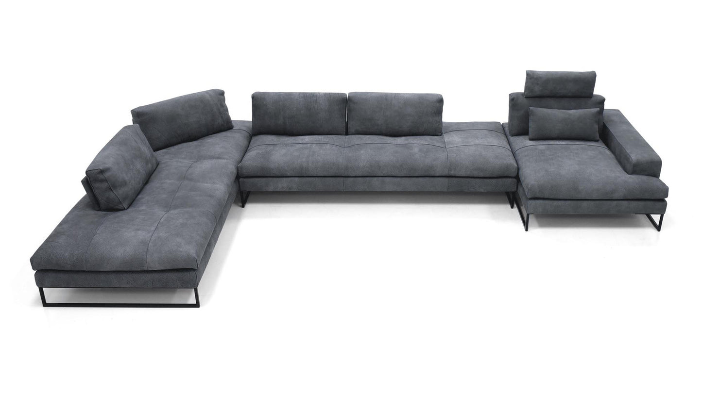 Sunset 4 Pc Sectional - Blue
