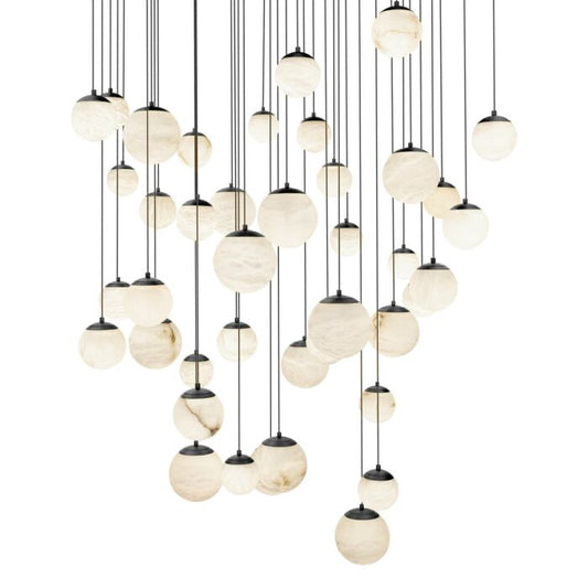 Pisces 41-Light LED Pendant in Black