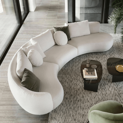 Andali 3pc Sectional - Cream