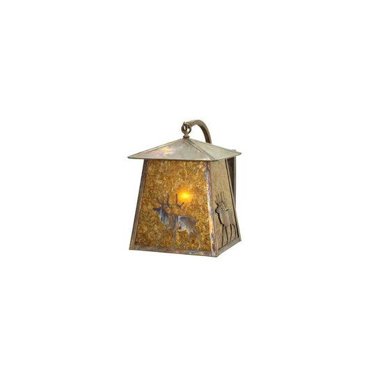 14" Wide Single Light Lantern Wall Sconce