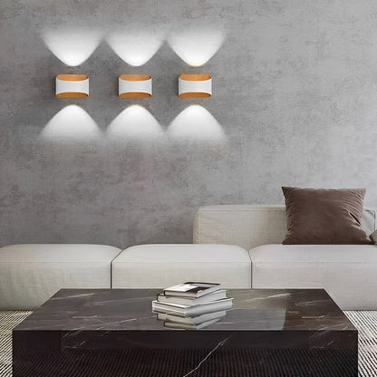 Unique Up and Down Lighting LED Waterproof Modern Exterior Wall Lights