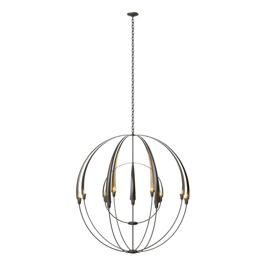 Double Cirque Large Scale Chandelier 12-Light in Oil Rubbed Bronze