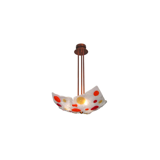 3 Light 26" Wide Pendant with Handmade Shade