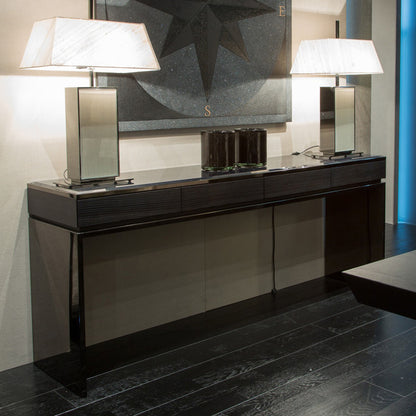 Black & More Console Table w/ Drawers
