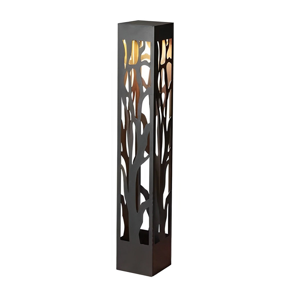 Novel Creative Hollow out Design Waterproof LED Modern Solar Lawn Lamp