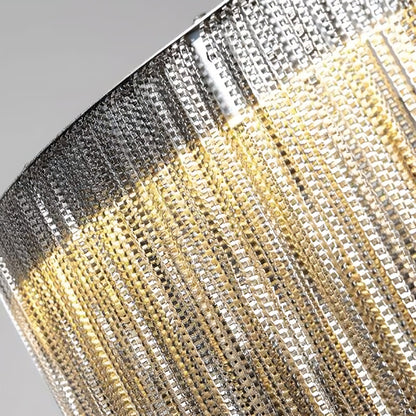 Cadena Steel Tassel Light Fixture