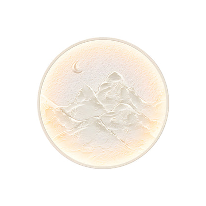 Nordic Moon Wall Sconce - Round Mountain Moon Decorative Painting Lamp