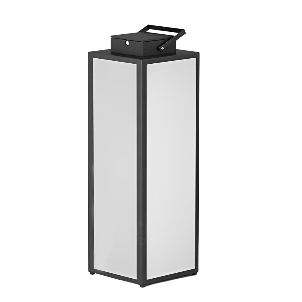 Square Lantern Portable Rechargeable LED Waterproof Solar Lawn Lights