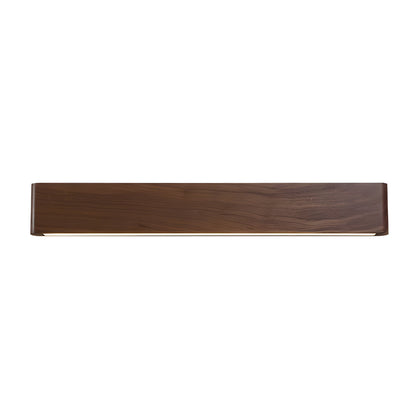 Linear Walnut Wood LED Wall Sconce