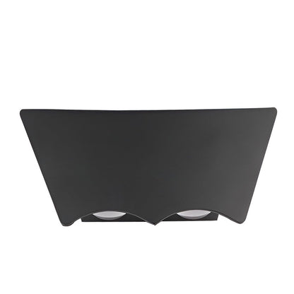 LED Up and Down Lights Waterproof Black Modern Sconce Wall Washer Light