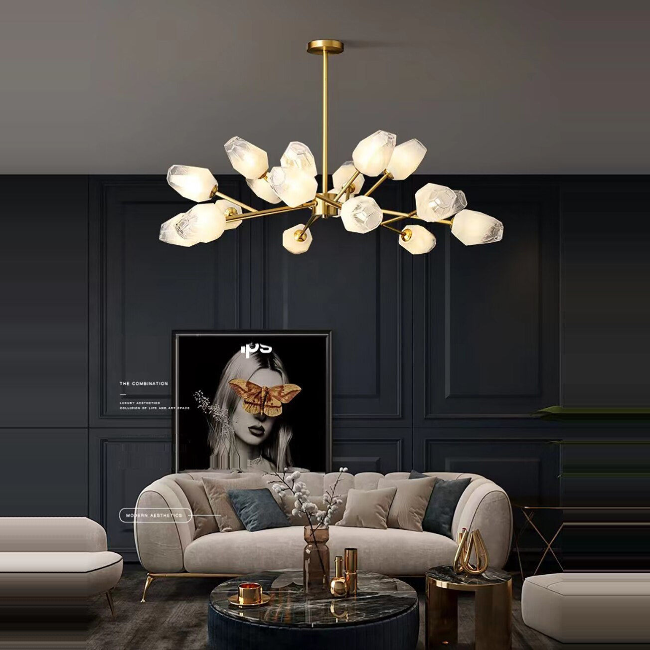 Multi Pendant Modern Chandelier