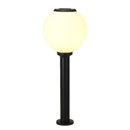 Waterproof Round LED Three Step Dimming Modern Solar Pathway Lights
