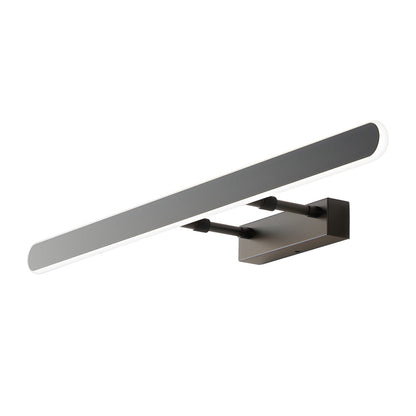Minimalist Matte Black LED Bathrooms Vanity Light Bar with Acrylic Surround Lighting