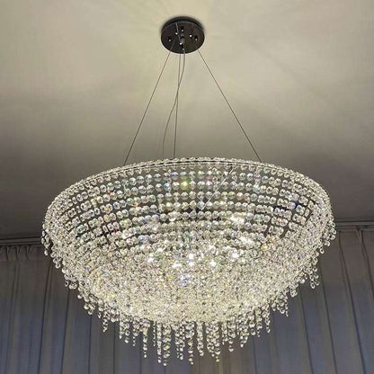 Adena Crystal Tassel Chandelier