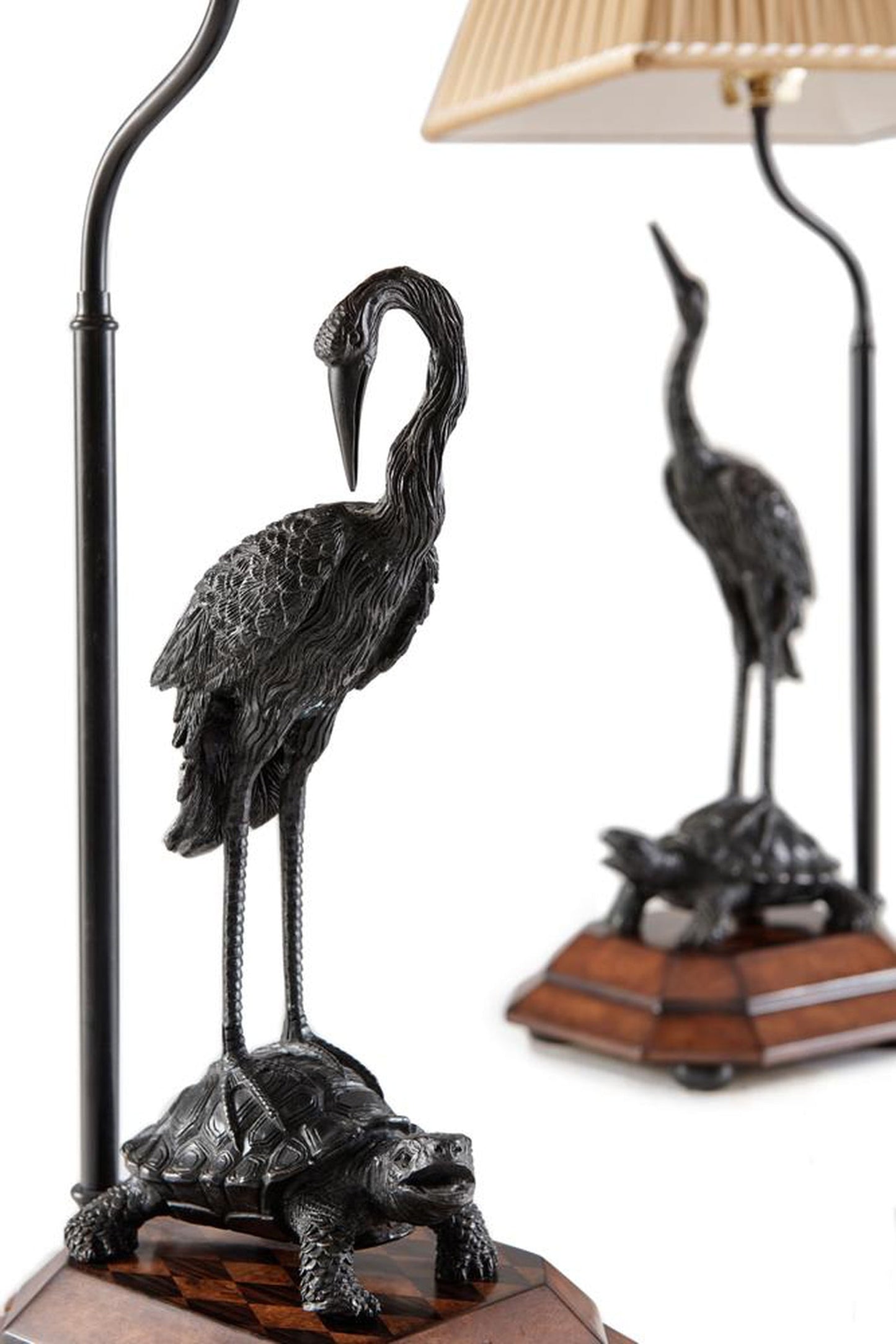 Theodore Alexander Meiji Cranes Table Lamp