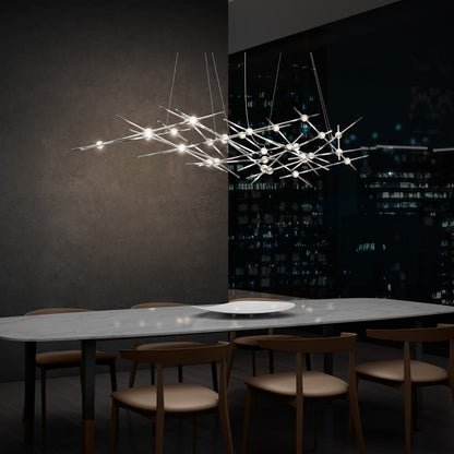 Constellation Ursa Minor 55" Wide Integrated LED Chandelier with Acrylic Shades