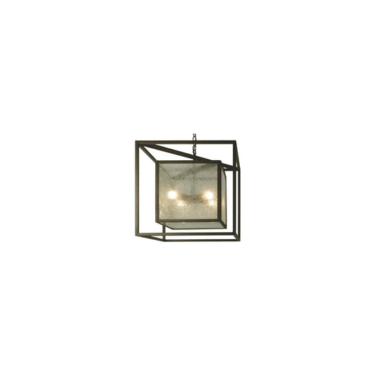 4 Light 33-3/4" Wide Pendant with Handmade Shade