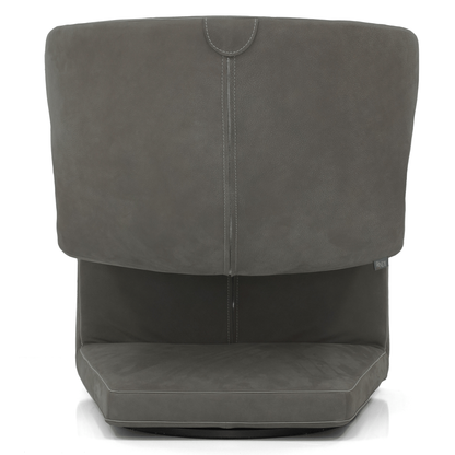 Dean Swivel Chair - Taupe Leather