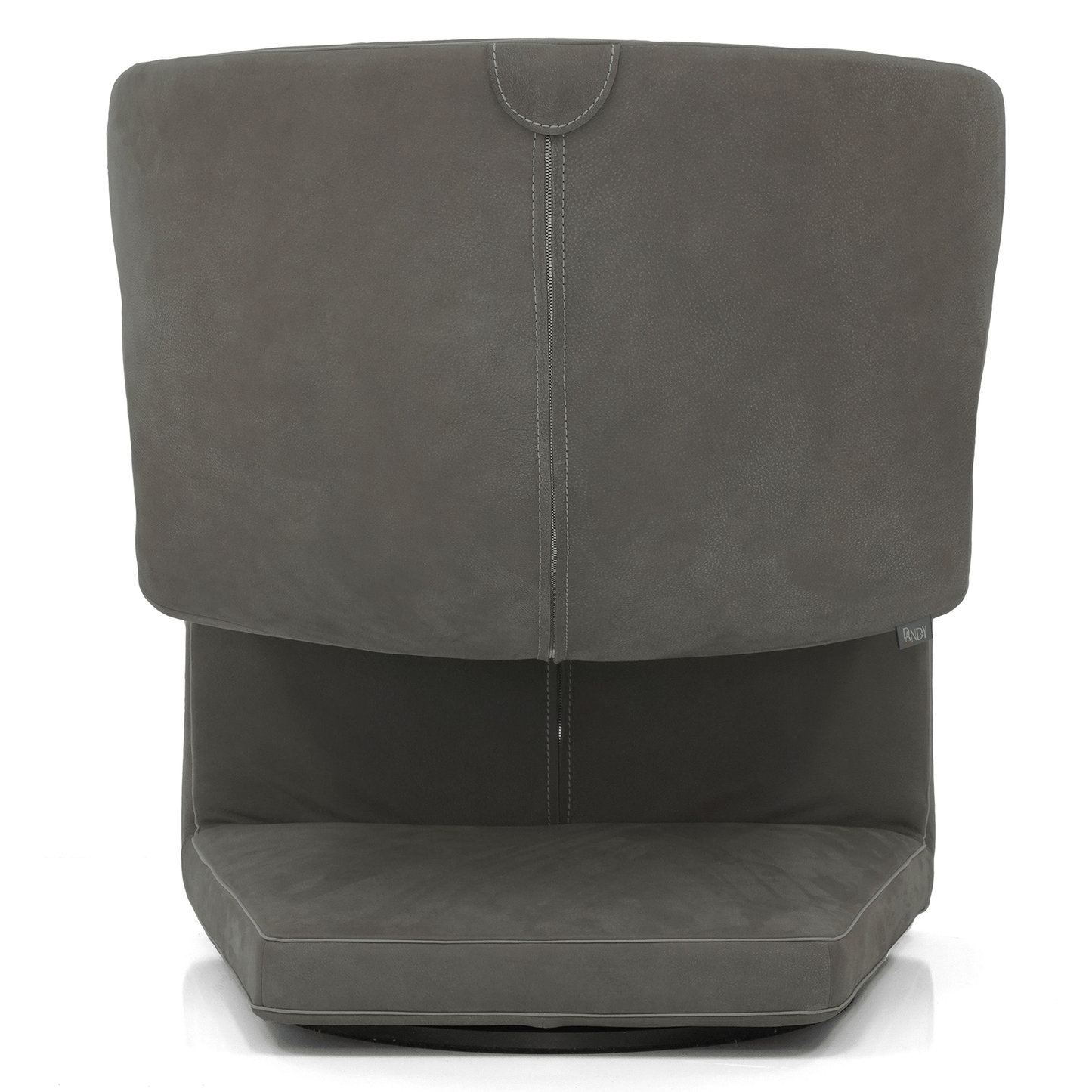 Dean Swivel Chair - Taupe Leather