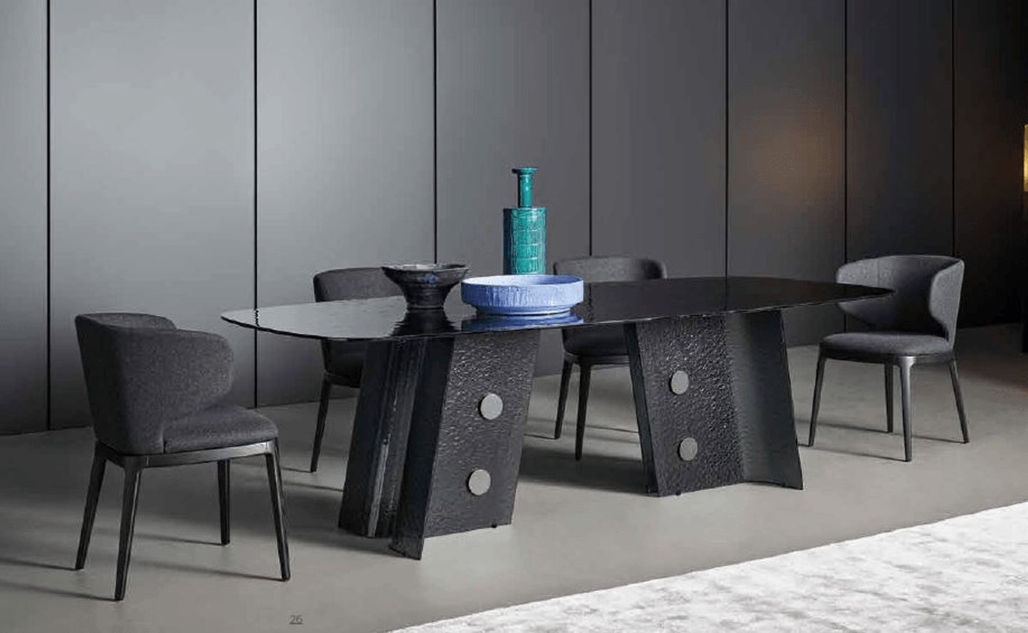 Boton Cast Glass Dining Table